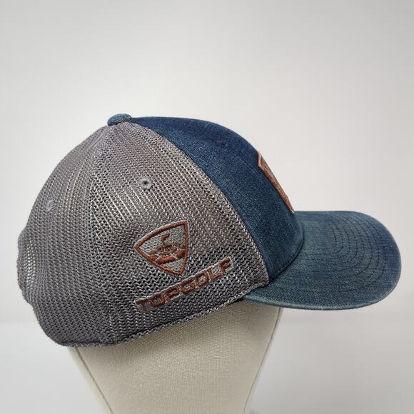 Black Clover Snapback Trucker Cap Blue One Size Adjustable Mesh Back 110 - Picture 5 of 10